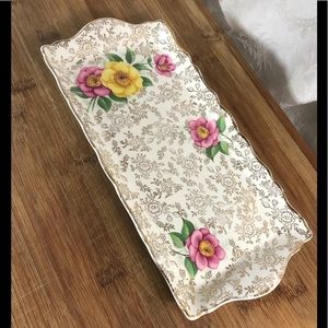 Vintage Staffordshire Eng. Old Foley Chimarita Vanity Tray 5768